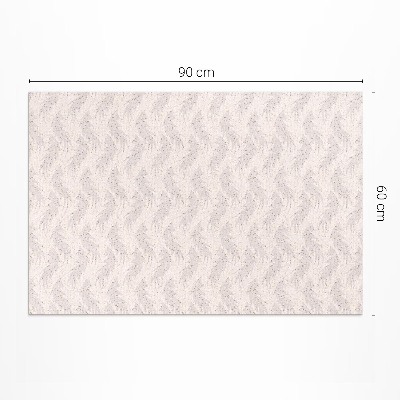 Covor de vinil acasă Frunze delicate în culori stinse