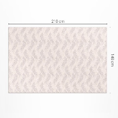 Covor de vinil acasă Frunze delicate în culori stinse