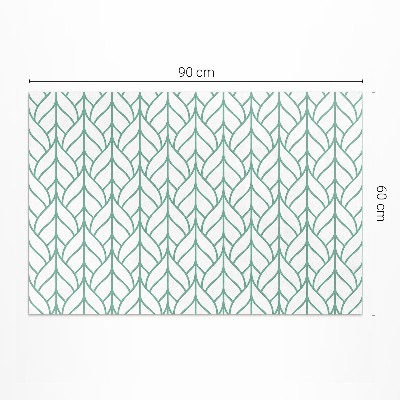 Covor interior din vinil Model minimalist de frunze liniare