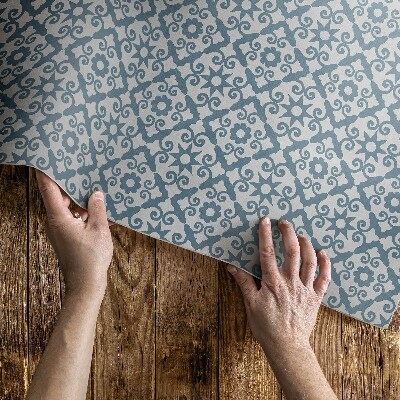Covor de vinil acasă Mozaic ornamental cu plăci decorative