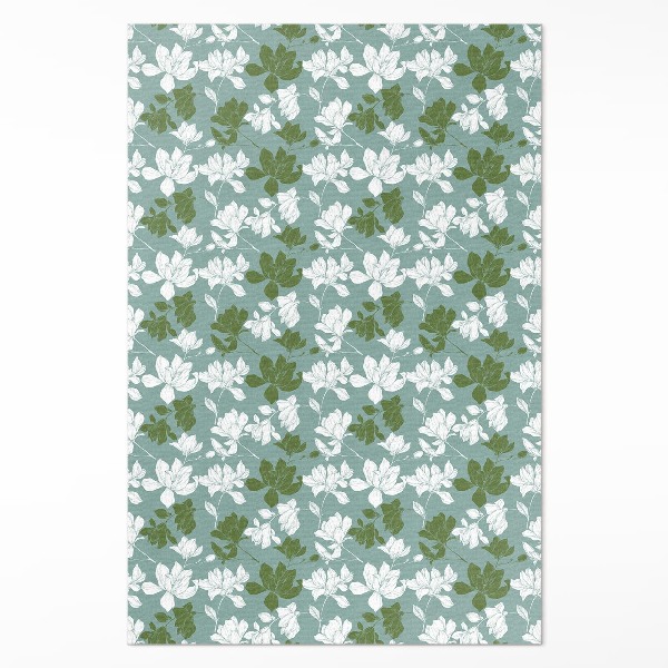 Covor interior din vinil Model floral delicat de flori