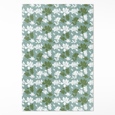 Covor interior din vinil Model floral delicat de flori