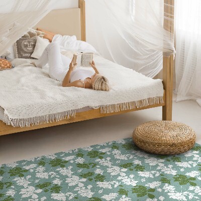 Covor interior din vinil Model floral delicat de flori