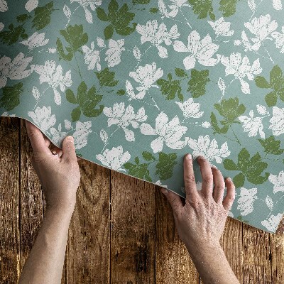 Covor interior din vinil Model floral delicat de flori