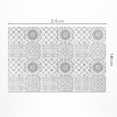 Covor de vinil acasă Ornamental țiglă moda mozaic