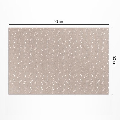 Covor de vinil acasă Frunze mici și delicate și ramuri boho