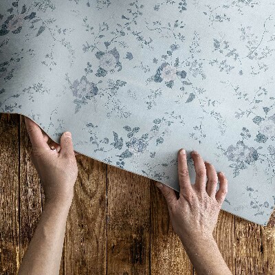 Covor interior din vinil Flori delicate pictate în pajiște
