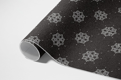 Covor de vinil Flori liniare model regulat
