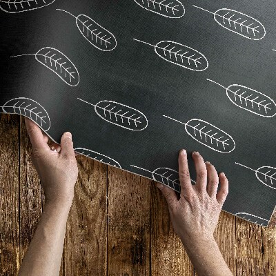Covor de vinil acasă Frunze boho minimaliste