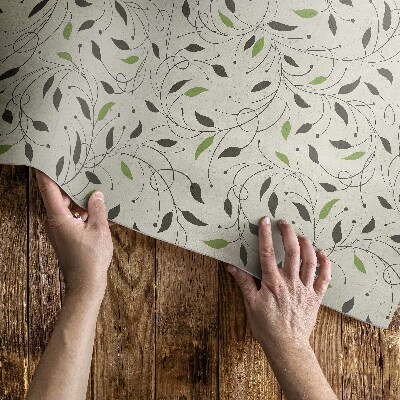 Covor de vinil acasă Frunze mici și delicate de plante cățărătoare