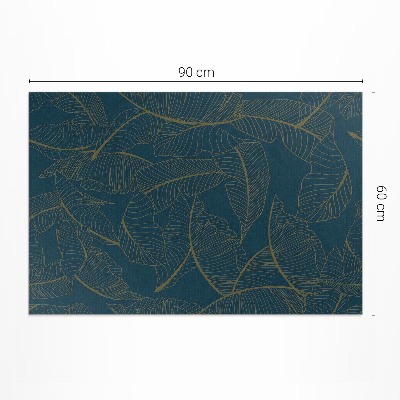 Covor de vinil Plante ornamente liniare art nouveau vintage