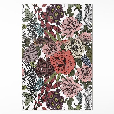Covor interior din vinil Ornament vegetal bogat în stil persan