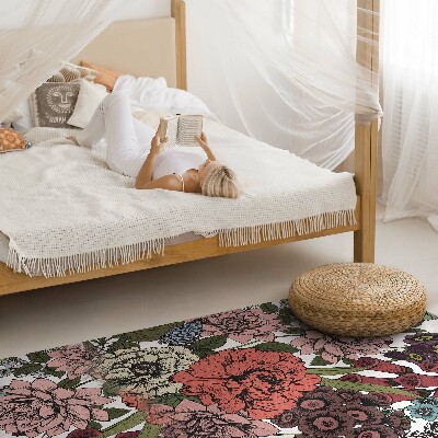 Covor interior din vinil Ornament vegetal bogat în stil persan