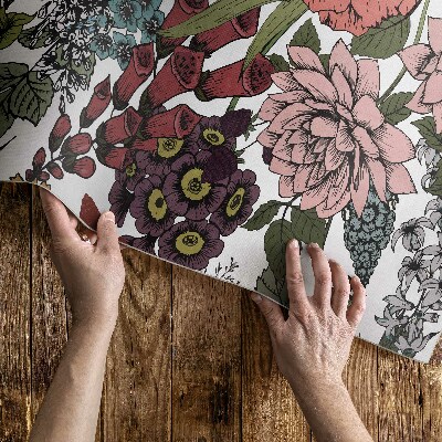 Covor interior din vinil Ornament vegetal bogat în stil persan