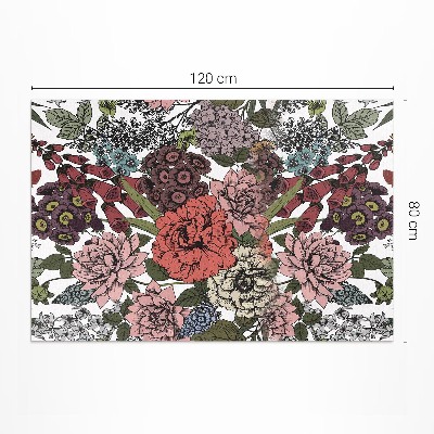 Covor interior din vinil Ornament vegetal bogat în stil persan