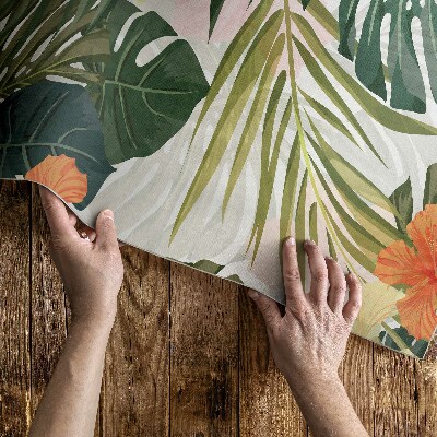 Covor interior din vinil Podoabă vegetală geometrizată în stil turcesc