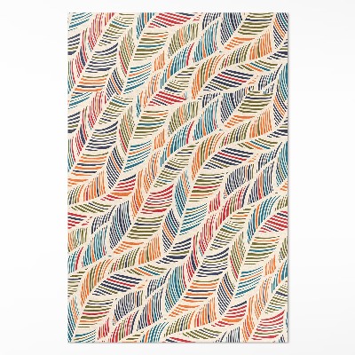Covor de vinil Linii Boho neregulate în stil indian