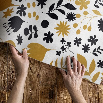 Covor de vinil acasă Model patchwork colorat în stil persan