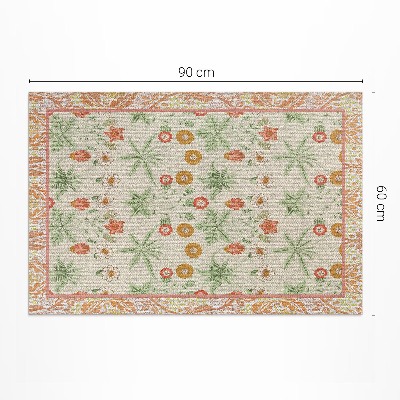 Covor interior din vinil Geometrie rustică pe plăci de epocă