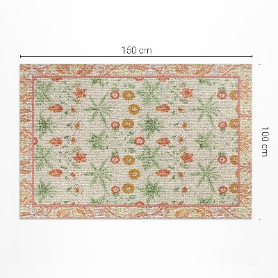 Covor interior din vinil Geometrie rustică pe plăci de epocă