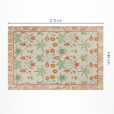 Covor interior din vinil Geometrie rustică pe plăci de epocă