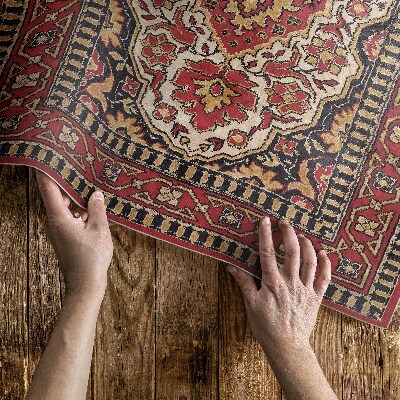 Covor de vinil Mandale aztece în stil vintage