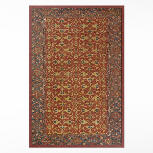 Covor de vinil acasă O armonie a formelor geometrice aztece