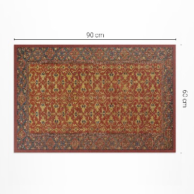 Covor de vinil acasă O armonie a formelor geometrice aztece