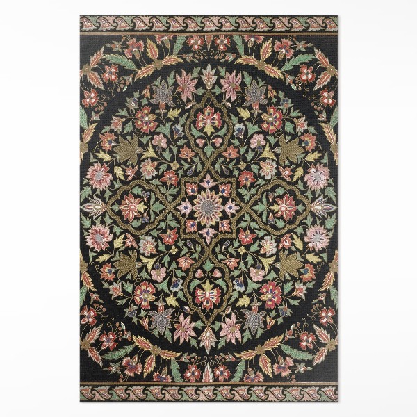 Covor de vinil acasă Aranjamente simetrice în stil aztec