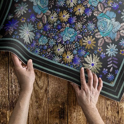 Covor de vinil Mozaic din plăci ceramice de epocă