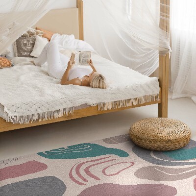 Covor de vinil Abstracție boho patch-uri forme pastelate