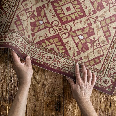 Covor interior din vinil Motiv decorativ în stil vintage vechi
