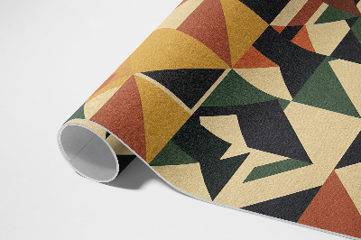 Covor interior din vinil Abstracție geometrică colorată retro