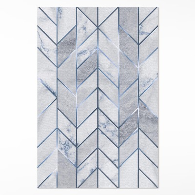 Covor interior din vinil Linii geometrice lumină marmură glamour