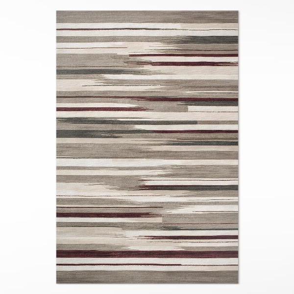 Covor interior din vinil Dungi abstracte pictate în stil shabby boho