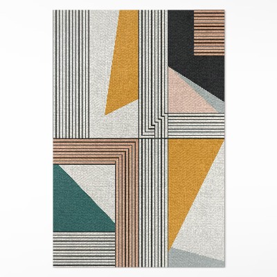 Covor de vinil Abstracție liniară geometrică Bauhaus