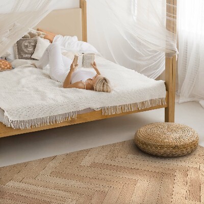 Covor interior din vinil Parchet elegant din lemn ușor cu spini