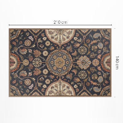 Covor interior din vinil Ornament rastlinný dekoratívny vzor vintage