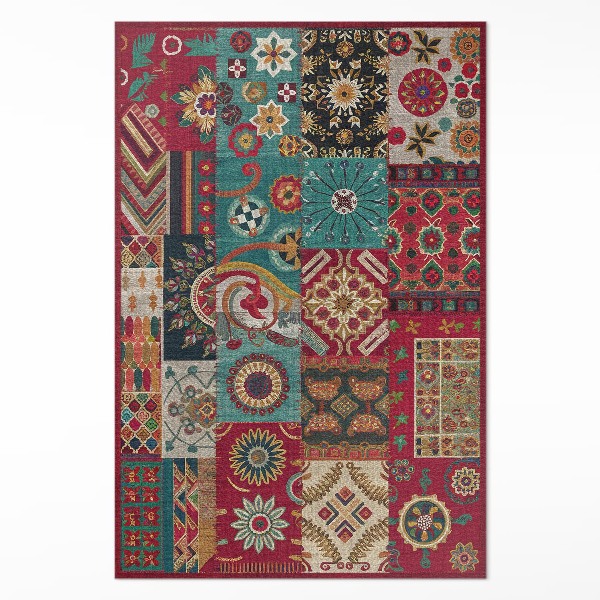 Covor de vinil Farebný vzor patchwork v štýle perzskom