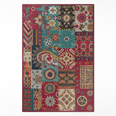 Covor de vinil Farebný vzor patchwork v štýle perzskom