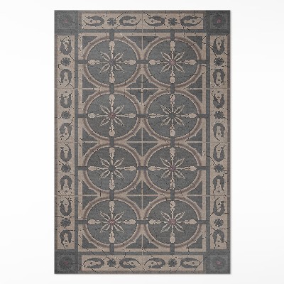 Covor de vinil Rustikálne geometrické ornamenty