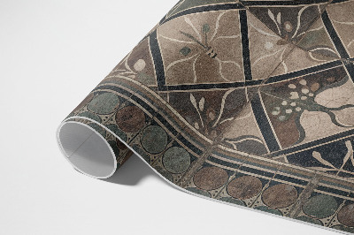 Covor interior din vinil Elegantná geometria na vintage dlaždiciach