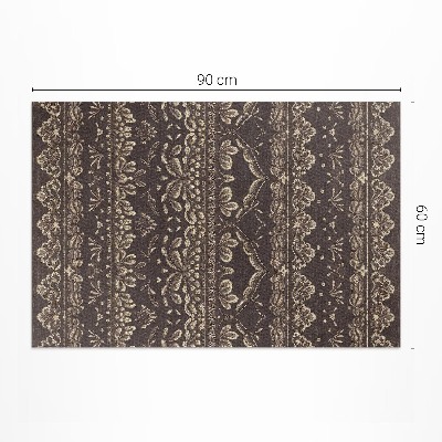 Covor de vinil Zemité odtiene s botanickými vzormi