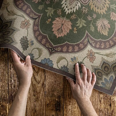 Covor interior din vinil Kvety v štýle art nouveau
