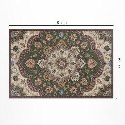 Covor interior din vinil Kvety v štýle art nouveau