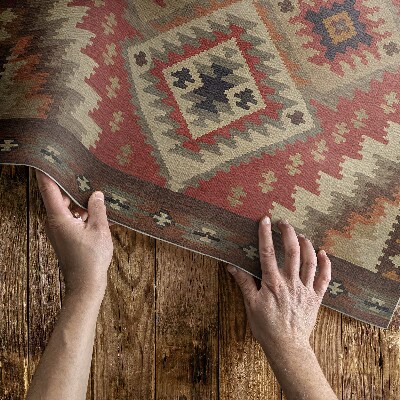 Covor de vinil acasă Geometrická presnosť aztéckeho umenia