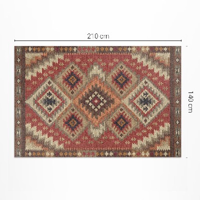 Covor de vinil acasă Geometrická presnosť aztéckeho umenia