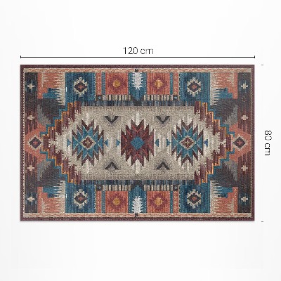 Covor interior din vinil Symetrické kompozície v aztéckom duchu