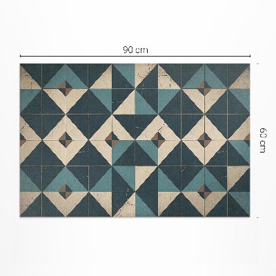 Covor de vinil acasă Art deco dlaždice s geometrickými figúrami