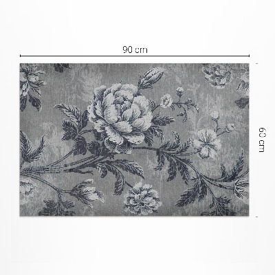 Covor de vinil acasă Zemité tóny s botanickým vzorom